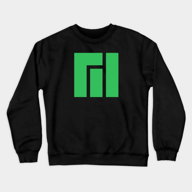 Manjaro Linux Distro Crewneck Sweatshirt by cryptogeek